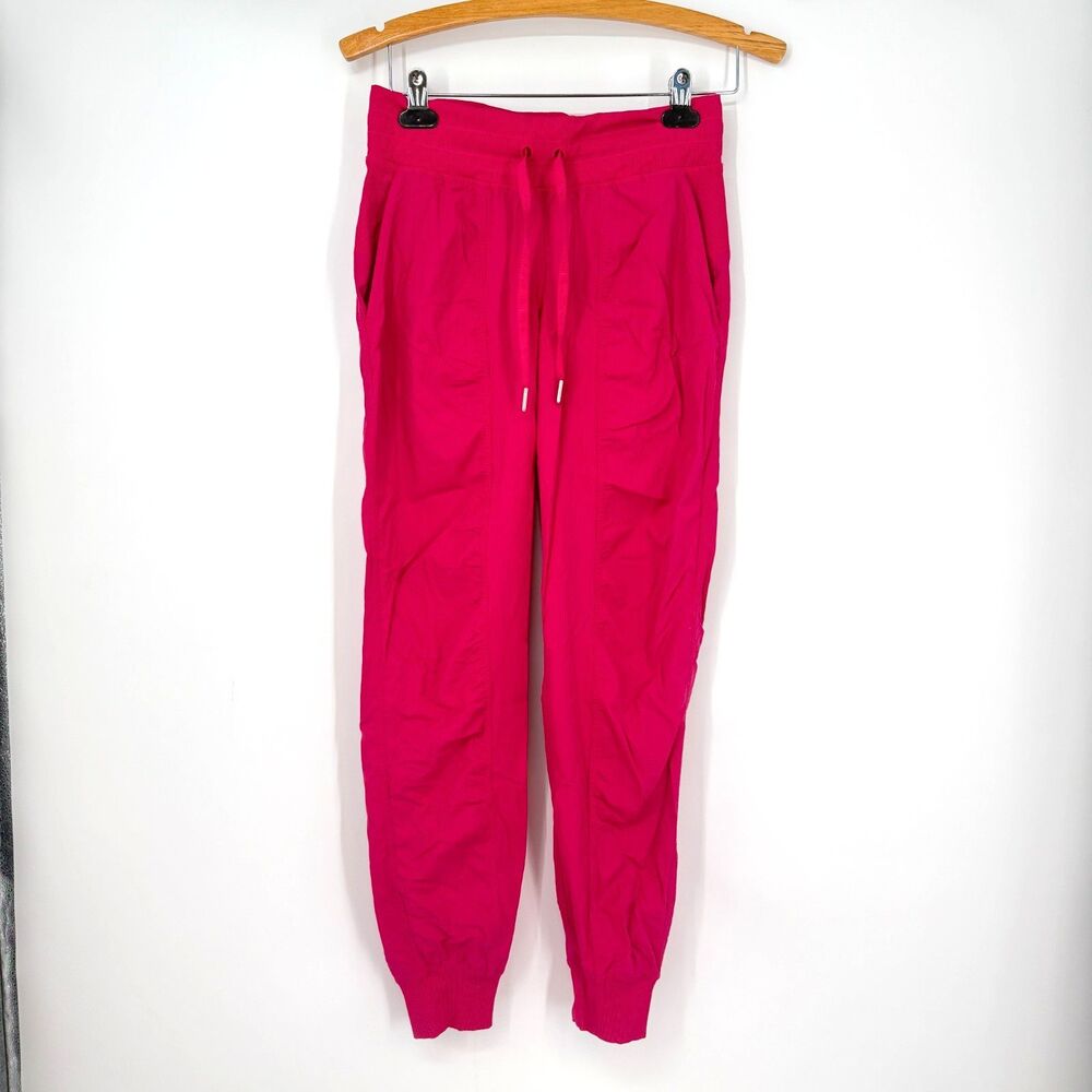 Lululemon Dance Studio Pants Jogger Hot Pink Streetwear Yoga Gorpcore Women Sz 4